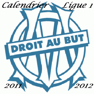 Calendrier OM 2011 2012 Championnat de Ligue 1 Marseille