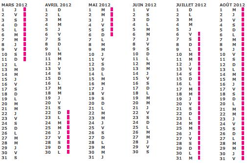 Enfin le calendrier scolaire 2011 2012 est arrivé! Enfin le calendrier scolaire 2011 2012 est arrivé!