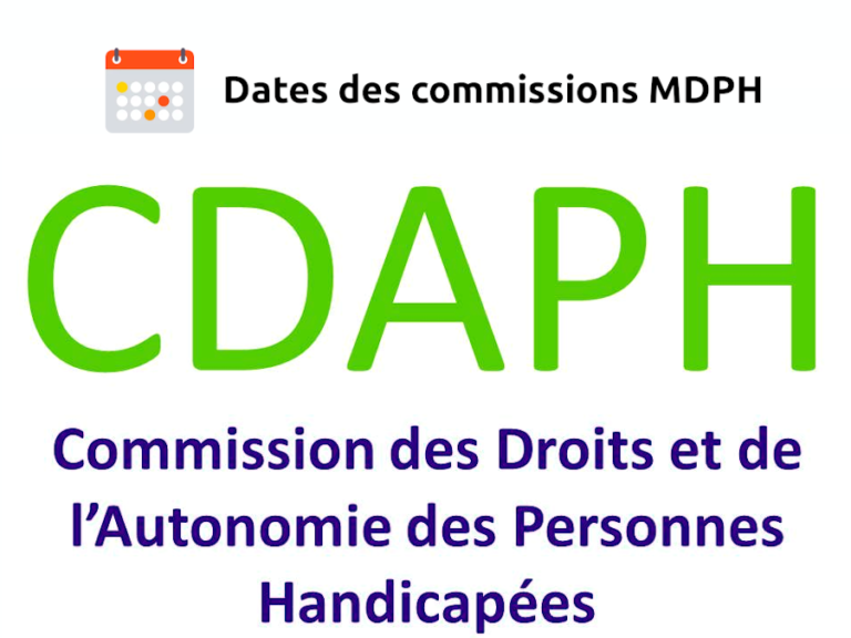 Calendrier des commissions MDPH