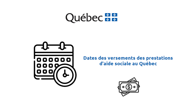 date versement aide sociale québec