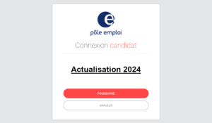 actualisation pole emploi 2024 en ligne