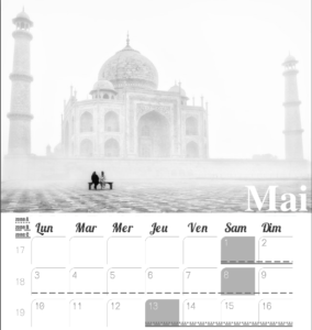 calendrier 2021 voyage mois de mai