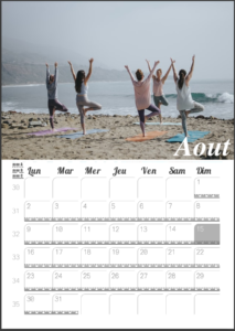 calendrier 2021 yoga zen