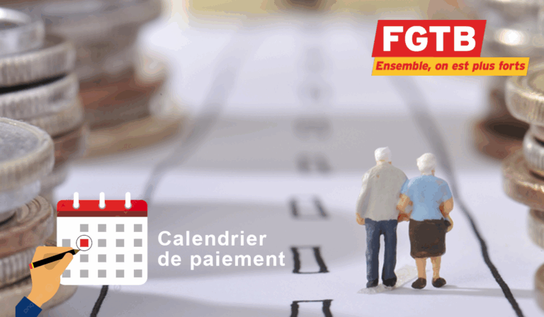calendrier de paiement FGTB