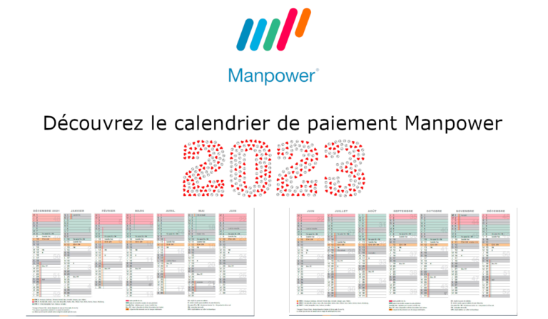 calendrier de paiement manpower 2023