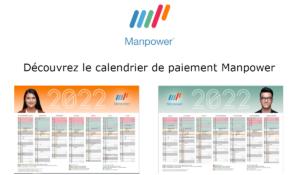 calendrier paiement manpower