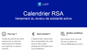 calendrier RSA