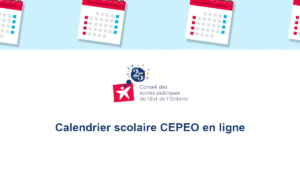 calendrier scolaire CEPEO