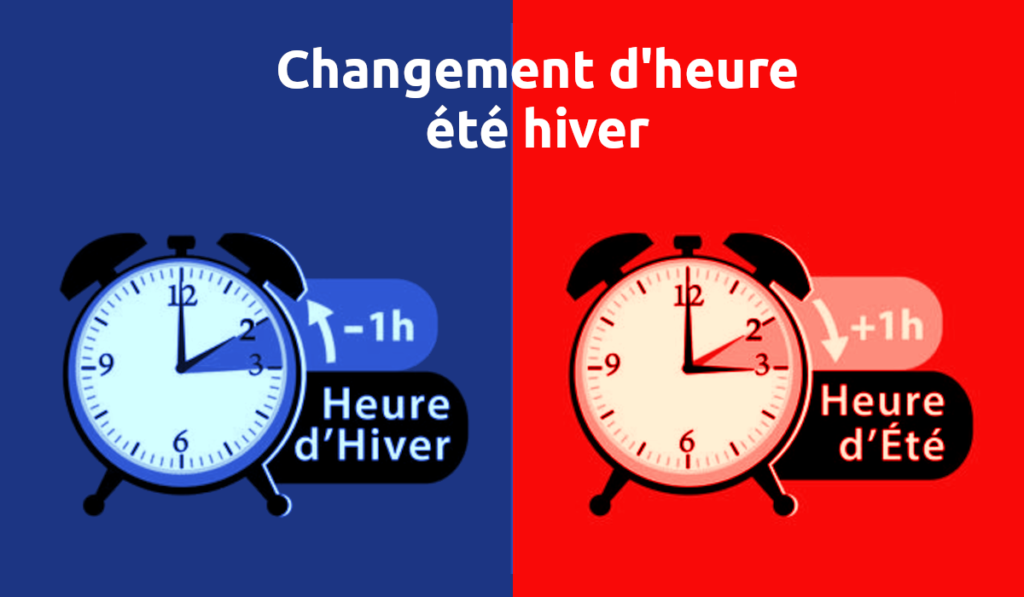 changement d'heure été hiver